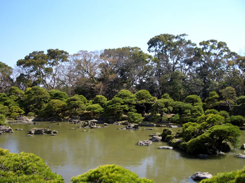 Typical Japanese garden