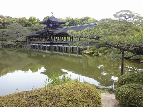 Temple garden in Kyoto